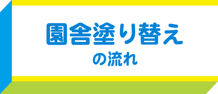 熊本のこども園などの塗り替えの流れ